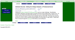 Desktop Screenshot of admissionsuccess.com